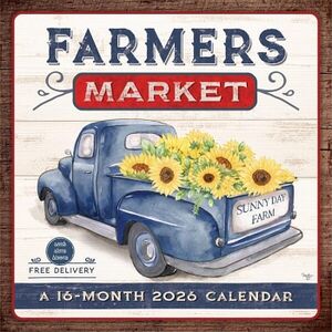 CALENDARIO: FARMERS MARKET 2026 SQUARE FLAP HOPPER