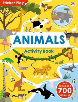 ANIMALS -ACTIVITY BOOK-              (STICKER PLAY)