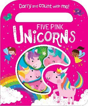 FIVE PINK UNICORNS -CARRY AND COUNT WITH ME!-
