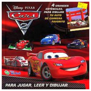 CARS 2 -PARA JUGAR, LEER Y DIBUJAR- C/ESTENCILES