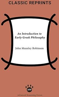 AN INTRODUCTION TO EARLY GREEK PHILOSOPHY