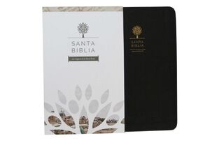 BIBLIA REINA VALERA 1960 LETRA GRANDE. SMIL PIEL NEGRO, FOTOS DE TIERRA SANTA