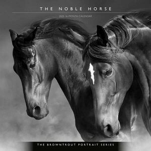 SQUARE WALL WRAP 12X12 PORTRAIT SERIES THE NOBLE HORSE SQUARE WALL CALENDAR PLASTICFREE
