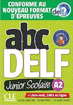 ABC DELF JUNIOR NIVEAU A2 + LIVRET + CD NOUVELLE ED