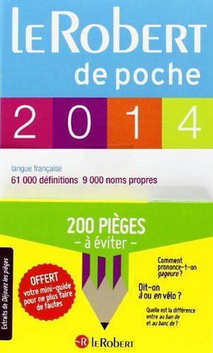 LE ROBERT DE POCHE 2014  (MONOLINGUE)