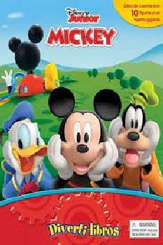 DIVERTILIBROS -DISNEY JUNIOR MICKEY-        (C/10 FIGURAS/TAPETE)