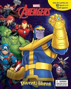 DIVERTILIBROS -MARVEL AVENGERS- (C/10 FIGURAS/TAPETE)
