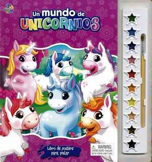 LIBROS DE POSTERS PARA PINTAR: UN MUNDO DE UNICORNIOS