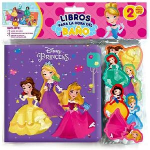 DISNEY PRINCESA -LIBROS P/LA HORA DEL BAO-(C/6 PERSONAJES/BOLSA)