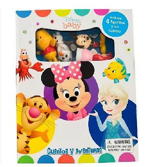 DISNEY BABY -CUENTOS Y AVENTURAS-         (C/CUENTO/4 FIGURAS)