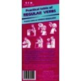 PRACTICA TABLA DE VERBOS REGULARES (PRACTICAL TABLE OF REGULAR)