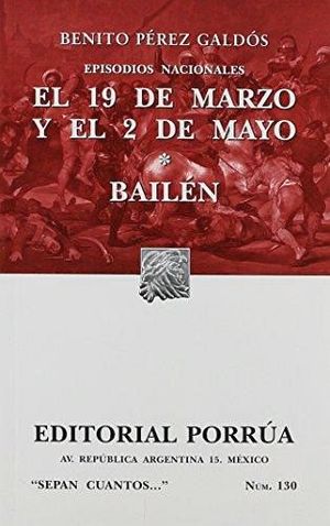 130 EPISODIOS NACIONALES EL 19 DE MARZO