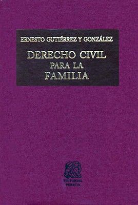 DERECHO CIVIL PARA LA FAMILIA