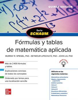 FRMULAS Y TABLAS DE MATEMTICA APLICADA 5ED. (SCHAUM)