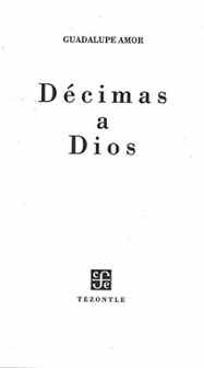 DCIMAS A DIOS                            (TENZONTLE)