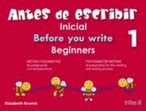 ANTES DE ESCRIBIR 1 PREESC. -BEFORE YOU WRITE- (INICIAL)