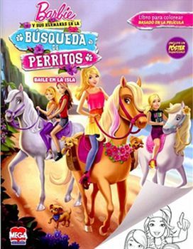 BARBIE BUSQUEDA DE PERRITOS -BAILE EN LA SLA- (P/COLOREAR)