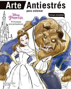 ARTE ANTIESTRS PARA COLOREAR. PRINCESAS ENCANTADORAS