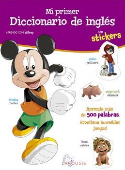 MI PRIMER DICCIONARIO DE INGLS CON STICKERS DISNEY