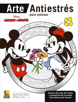 ARTE ANTIESTRS PARA COLOREAR. MICKEY Y MINNIE