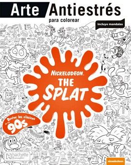 ARTE ANTIESTRS PARA COLOREAR. NICKELODEON THE SPLAT