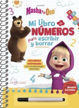 MASHA Y EL OSO. MI LIBRO DE NMEROS PARA ESCRIBIR Y BORRAR