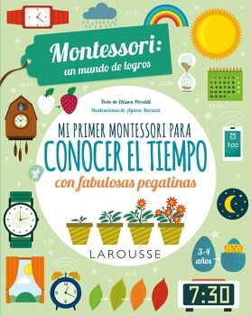 MI PRIMER MONTESSORI PARA CONOCER EL TIEMPO CON FABULOSAS PEGATINAS