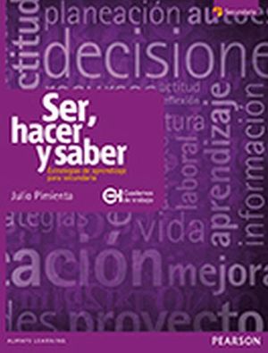 SER, HACER Y SABER -ESTRATEGIAS P/APRENDER EN SEC.- (CUAD.T