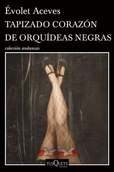 TAPIZADO CORAZN DE ORQUDEAS NEGRAS