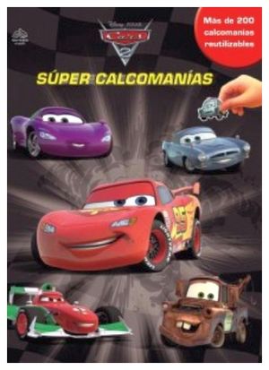 SUPER CALCOMANIAS -CARS 2- DISNEY PIXAR