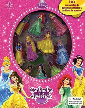 CONTACTO A LA DIVERSION -PRINCESAS- DISNEY (PERSONAJES ADHERIBLES
