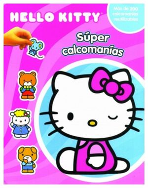 SUPER CALCOMANIAS -HELLO KITTY-