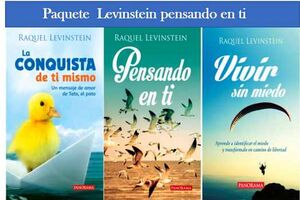 PAQUETE LEVINSTEIN (C/3 LIBROS/PENSANDO EN TI/VIVIR/CONQUIS