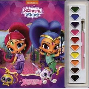 NICKELODEON -SHIMMER & SHINE- (LIBRO DE POSTERS P/PINTAR C/ACUARE