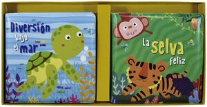 2PK LIBROS PARA EL BAO: LA SELVA FELIZ/DIVERSION BAJO EL MAR