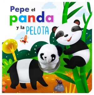 LIBRO CON MARIONETA: PEPE EL PANDA Y LA PELOTA.