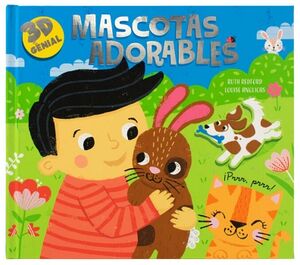 LIBRO INFANTIL EN 3D GENIAL MASCOTAS ADORABLES