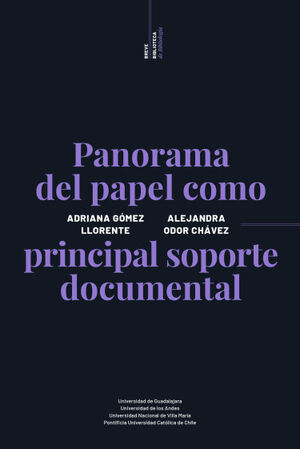 PANORAMA DEL PAPEL COMO PRINCIPAL SOPORTE DOCUMENTAL
