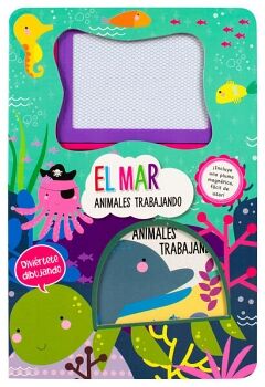 LIBRO INFANTIL: DIVIERTETE DIBUJANDO: EL MAR ANIMALES TRABAJANDO