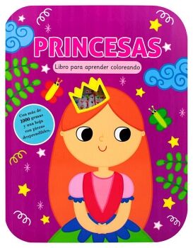 LIBRO DE ACTIVIDADES PARA APRENDER COLOREANDO: PRINCESAS