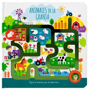 LIBRO INFANTIL: SIGUE EL CAMINO POR EL LABERINTO: ANIMALES DE LA GRANJA