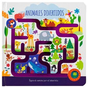 LIBRO INFANTIL: SIGUE EL CAMINO POR EL LABERINTO: ANIMALES DIVERTIDOS