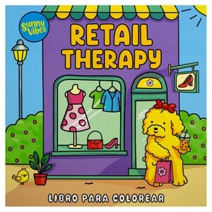 LIBRO PARA COLOREAR: SUNNY VIBES: RETAIL THERAPY