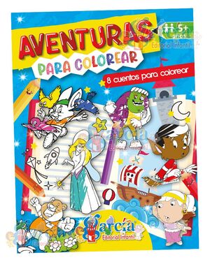 AVENTURAS PARA COLOREAR (8 CUENTOS PARA COLOREAR)