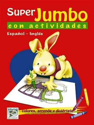 SUPER JUMBO -CON ACTIVIDADES (ESPAOL-INGLES/ROJO)