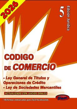 C�DIGO DE COMECIO Y LEYES COMPLEMENTARIAS (2026) -ED. JUR�DICA-