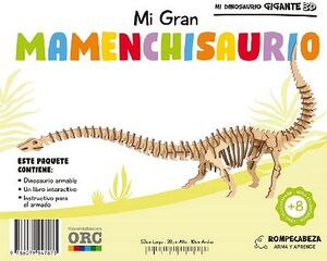 MI GRAN MAMENCHISAURIO (C/LIBRO + DINOSAURIO ARMABLE)