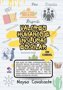 VALORES HUMANOS E INCLUS�O ESCOLAR
