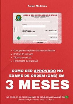 COMO SER APROVADO NO EXAME DE ORDEM (OAB) EM 3 MESES