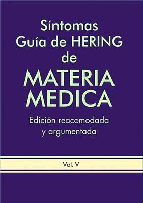 SINTOMAS GUIA DE HERING DE MATERIA MEDICA VOL.V (EMPASTADO)